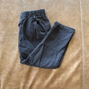 Zara baby boy slate colored khakis. Size 4-5 Excellent condition!